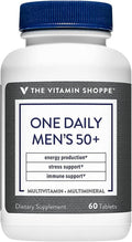 The Vitamin Shoppe Multivitamínico Multimineral Diario para Hombres de 50+, 60 Comprimidos