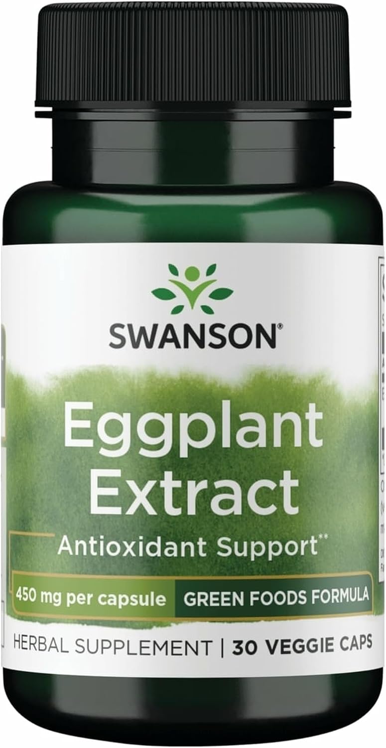 Swanson Eggplant Extract 2:1 450 mg 30 Veggie Capsules