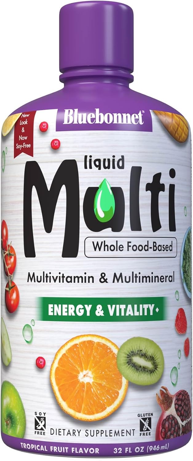 Bluebonnet Nutrition Liquid Super Earth MultiNutrient Formula - 32 fl oz (946 ml) - Sabor Tropical