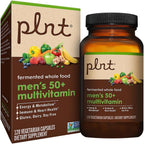 plnt Fermented Whole Food Men's 50+ Multivitamin (60 Cápsulas Veganas)