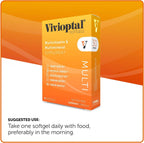Vivioptal Multi 30 Cápsulas Blandas - Multivitamínico y Multimineral, Sin Gluten, Fórmula Alemana