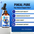 Pineal Pure Drops – Fórmula Oficial para Apoyo Cognitivo, Memoria, Enfoque y Concentración (2 Envases)
