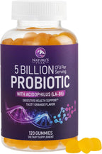 Nature's Peak Gomitas Probióticas – 6 Cepas, 5 mil millones UFC – Apoyo Digestivo e Inmune – 120 Gomitas