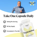 Supplement Spot Pregnenolona 150 mg – Suplemento para el Estado de Ánimo (90 Cápsulas)