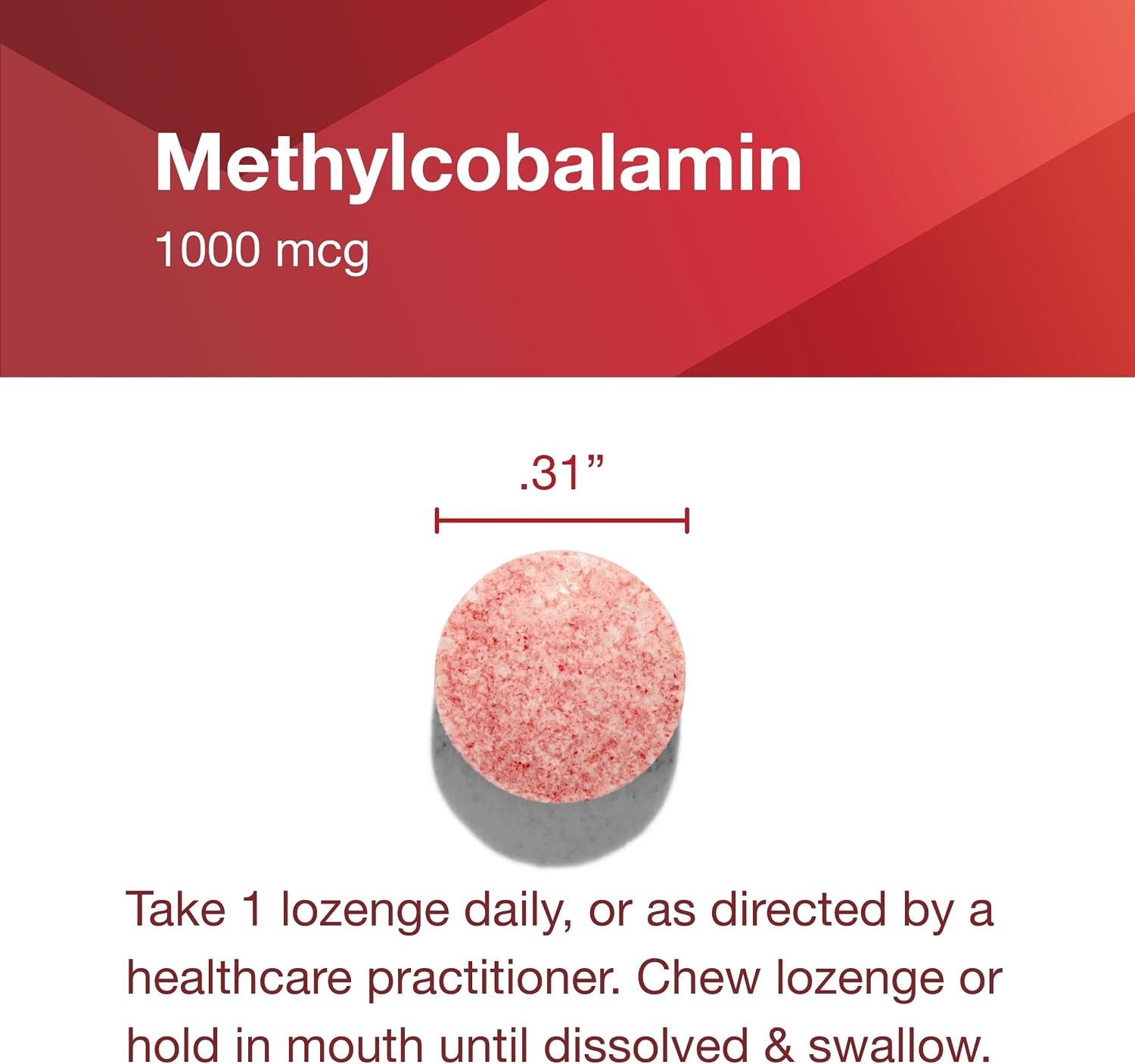 PROTOCOL FOR LIFE BALANCE Metil B12 1.000 mcg - 100 Comprimidos