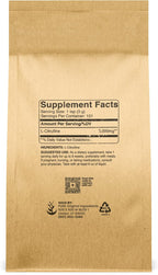 Pure Original Ingredients L-Citrulline Powder (454 g) - Aminoácido No Esencial Puro, Sin Conservantes