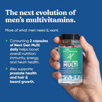 Next Gen Multi for Him - Multivitamínico Avanzado para Hombres - 26 en 1 - 60 Cápsulas Veganas