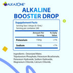 ALKAZONE Gotas Alcalinas - Potenciador de Agua Alcalina 1.25 oz (2 Paquetes)