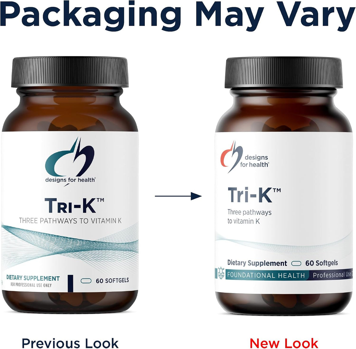 Designs for Health TRI-K - Tres Formas de Vitamina K + GG, Alta Potencia - 2000mcg Vitamina K1, 500mcg K2 MK-4 - Sin OGM + – Image 4