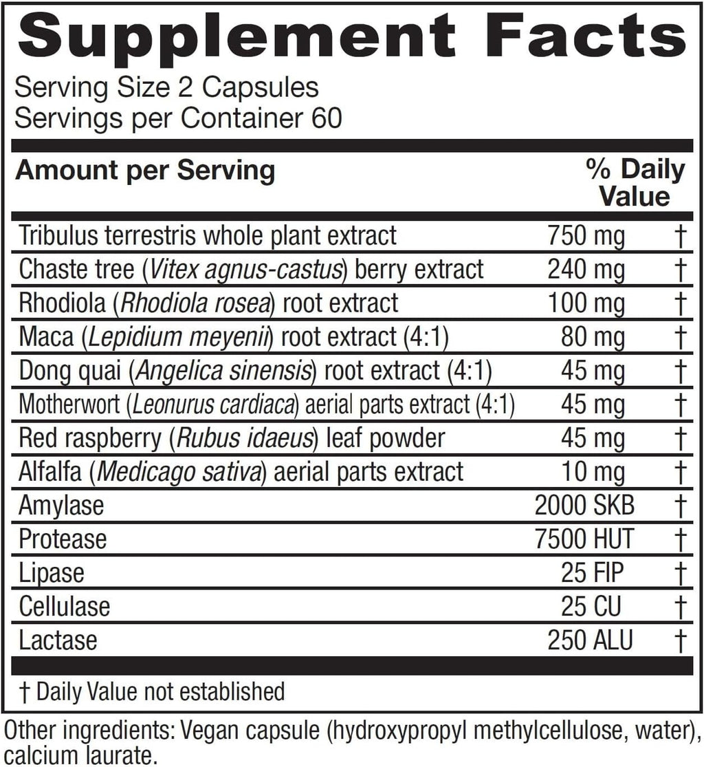 Vitanica Pregnancy Prep: Reproductive System Support, Vegan, 120 Capsules
