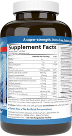 Carlson Multi + Omega-3 – Multivitamínico con Aceite de Pescado, 120 Cápsulas Blandas