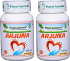 Planet Ayurveda Arjuna, 500mg Cápsulas Veganas - Pack de 2 Frascos
