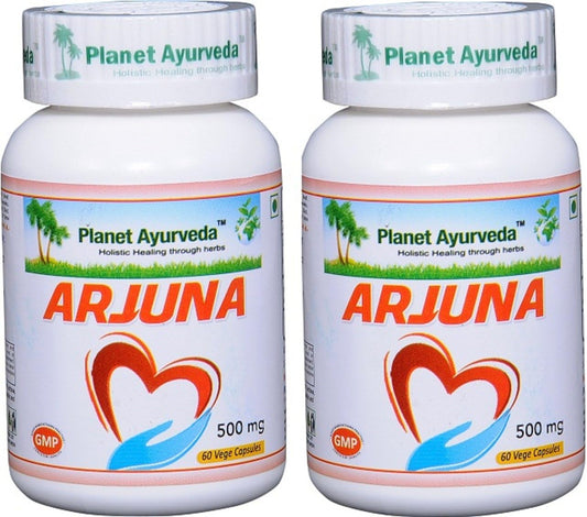 Arjuna 500mg Cápsulas Veganas - Planet Ayurveda