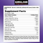 Kirkland Signature Complejo B con Electrolitos, 500 Comprimidos (Paquete de 5)