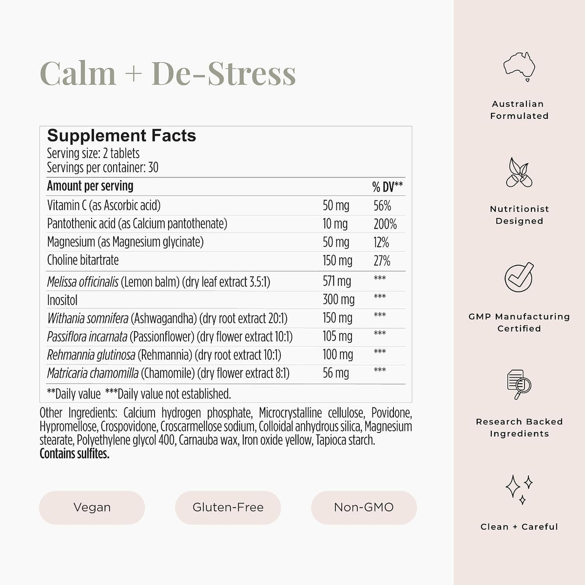 JSHealth Calm + Destress - 60 Cápsulas – Image 5