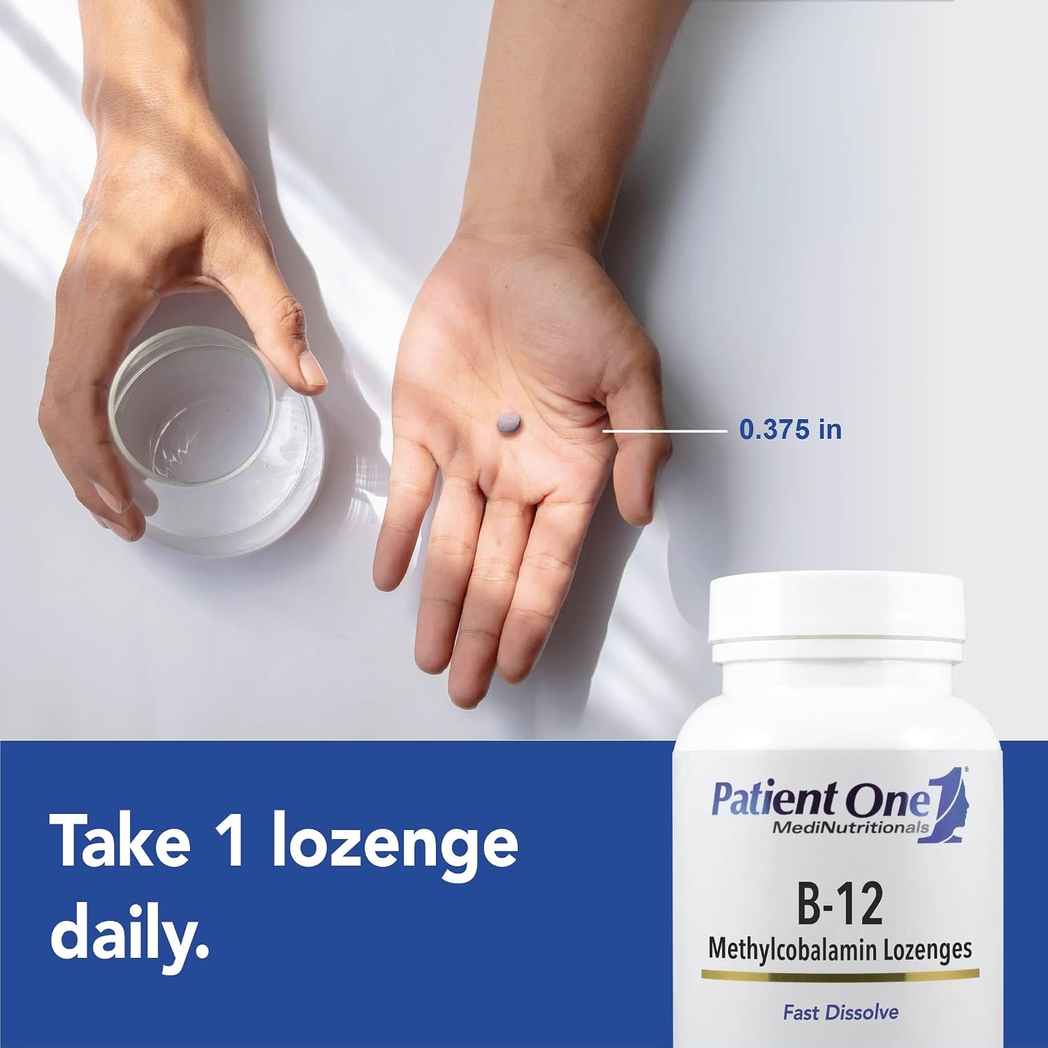 Patient One Vitamina B12 2000mcg Pastillas de Metilcobalamina - 120 Unidades