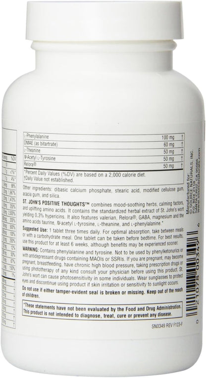 Source Naturals Positive Thoughts Herbal – La vitamina C y el zinc ayudan a proteger las células del estrés – Image 2