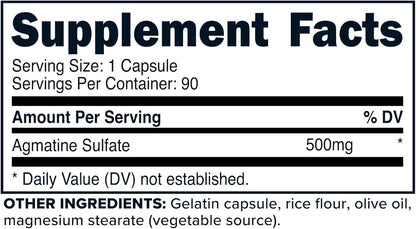 Primaforce Sulfato de Agmatina 500 mg, 90 Cápsulas - Suplemento No-GMO, Sin Gluten – Image 6