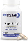 Patient One NerveCare - Suplemento para la salud nerviosa y vascular con Ácido Alfa Lipoico, Vitamina B12, ALC y Benfotiamina - 90 Cápsulas