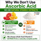 Vitamina C Natural de Acerola y Camu Camu en Polvo con Bioflavonoides - 90 Dosis