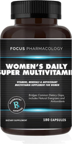 3 Month Supply Women's Daily Super MultiVitamin for Women - 180 Ct Blend of Vitamins