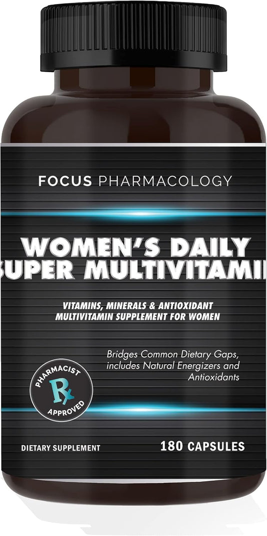 3 Month Supply Women's Daily Super MultiVitamin for Women - 180 Ct Blend of Vitamins