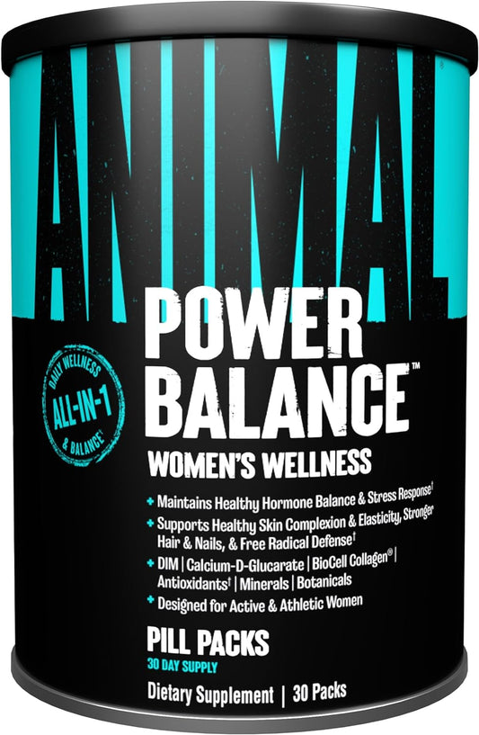 Animal Power Balance Alpha F – Fórmula Integral para Mujeres – 30 Paquetes