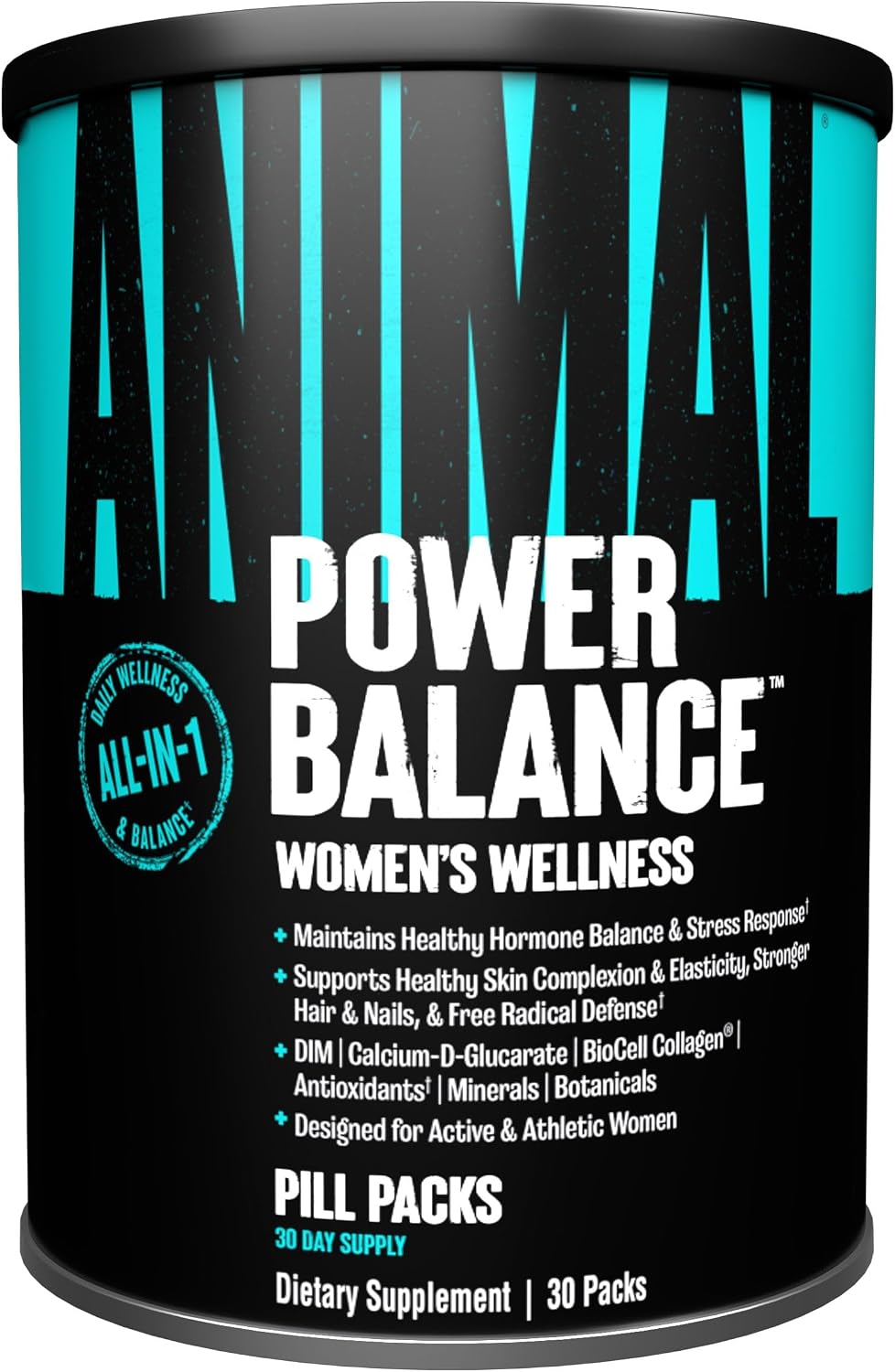 Animal Power Balance – Alpha F Fórmula Completa para Mujeres – 30 Paquetes