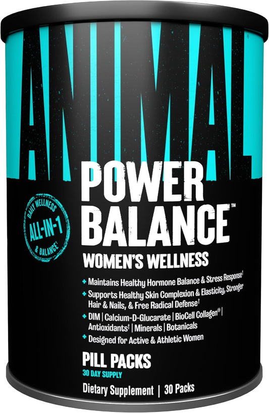 Animal Power Balance – Alpha F Fórmula Completa para Mujeres – 30 Paquetes