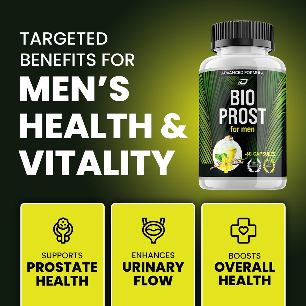 Bio Prost Suplemento para Hombres – Cápsulas Avanzadas para la Salud Prostática (300 Cápsulas, 5 Envases)