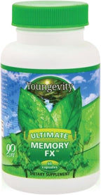 Youngevity Ultimate Memory FX™ - Ginkgo Biloba, Vinca y Vitaminas B para la Memoria (60 Cápsulas)