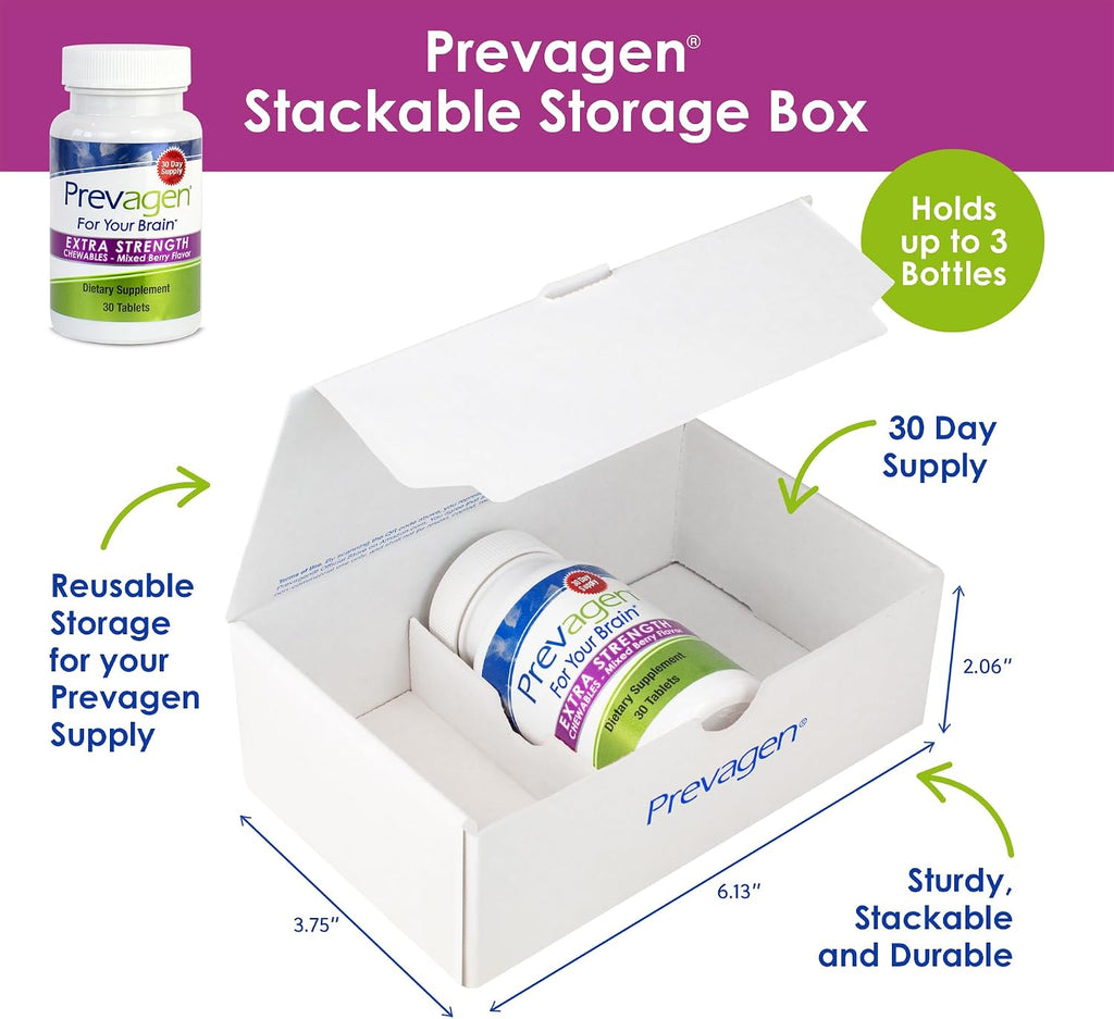 Prevagen Extra Strength Mixed Berry Chewables - 30 Comprimidos (Suministro para 1 Mes) | Formulado para el Cerebro | 20 mg de Apoaequorina más Vitamina D3
