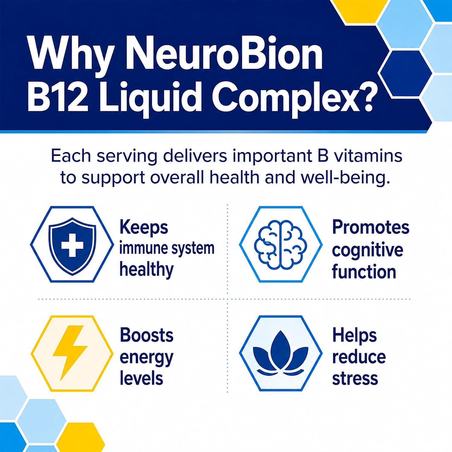 Neurobion Complejo B Líquido - Suplemento con Vitaminas B, Sabor Cítrico, 473 ml
