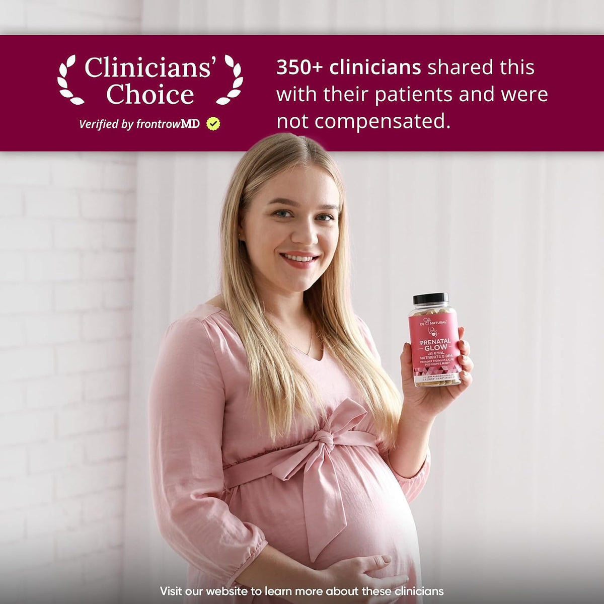 Eu Natural Glow Prenatal Vitamins - 20-en-1 – Vitamina D : contribuye a la absorción y utilización normal del – Image 4