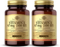 Solgar Vitamin E 67 mg (100 IU) - 100 Softgels, 2 Pack - 200 Total Servings