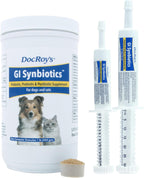 Doc Roy's GI Synbiotics Gel Probiótico y Prebiótico para Perros y Gatos - Sabor Pollo, 15ml