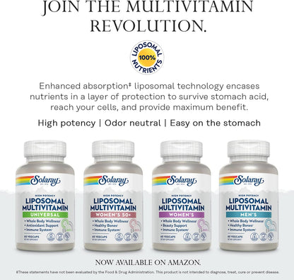 SOLARAY Mega Complejo B Estrés, Liberación Prolongada con 1000 mg de Vitamina C, 60 Cápsulas Veganas – Image 8