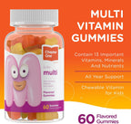 Zahler Chapter One - Multivitamínico Infantil en Gominolas (60 Gomitas) - 13 Vitaminas y Nutrientes
