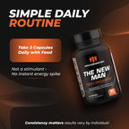 The New Man Brain Supplement for Memory and Focus - 90 Cápsulas