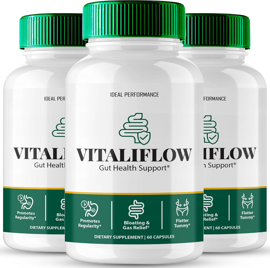 Vitaliflow Capsules – Complemento Probiótico para la Salud Intestinal (3 Envases)