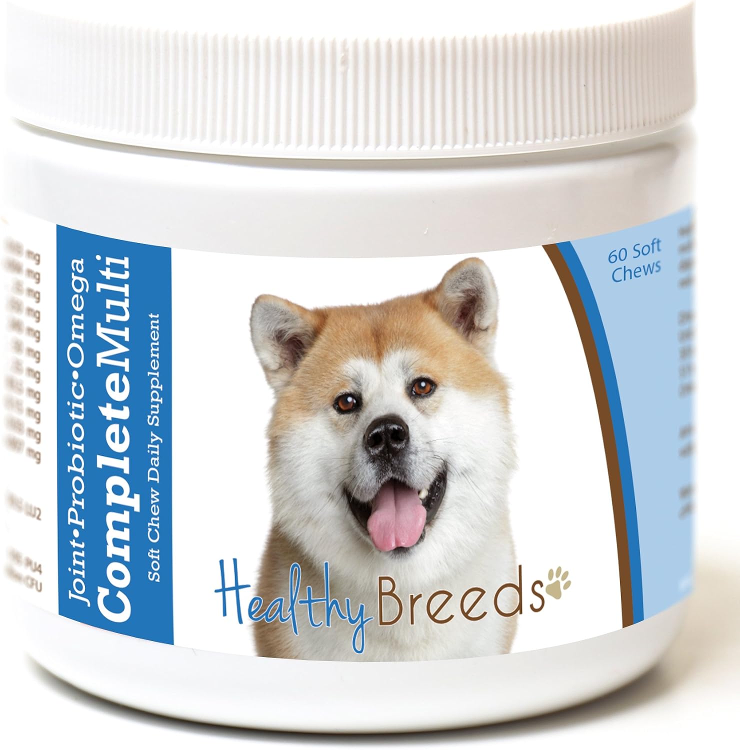 Healthy Breeds Akita Multivitamínico Todo en Uno - 60 Masticables Blandos