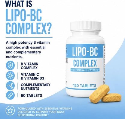 Legere Lipo-BC Complejo B con Lipotrópicos, – Riboflavina (B2) : ayuda en la reducción del cansancio y la fatiga, – Image 2