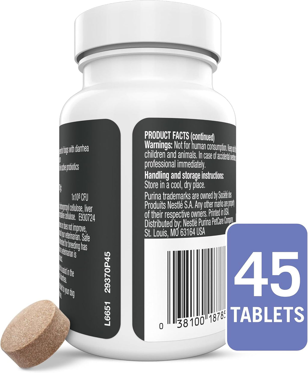 FortiFlora Probióticos Masticables para Perros y Cachorros - 45 Comprimidos
