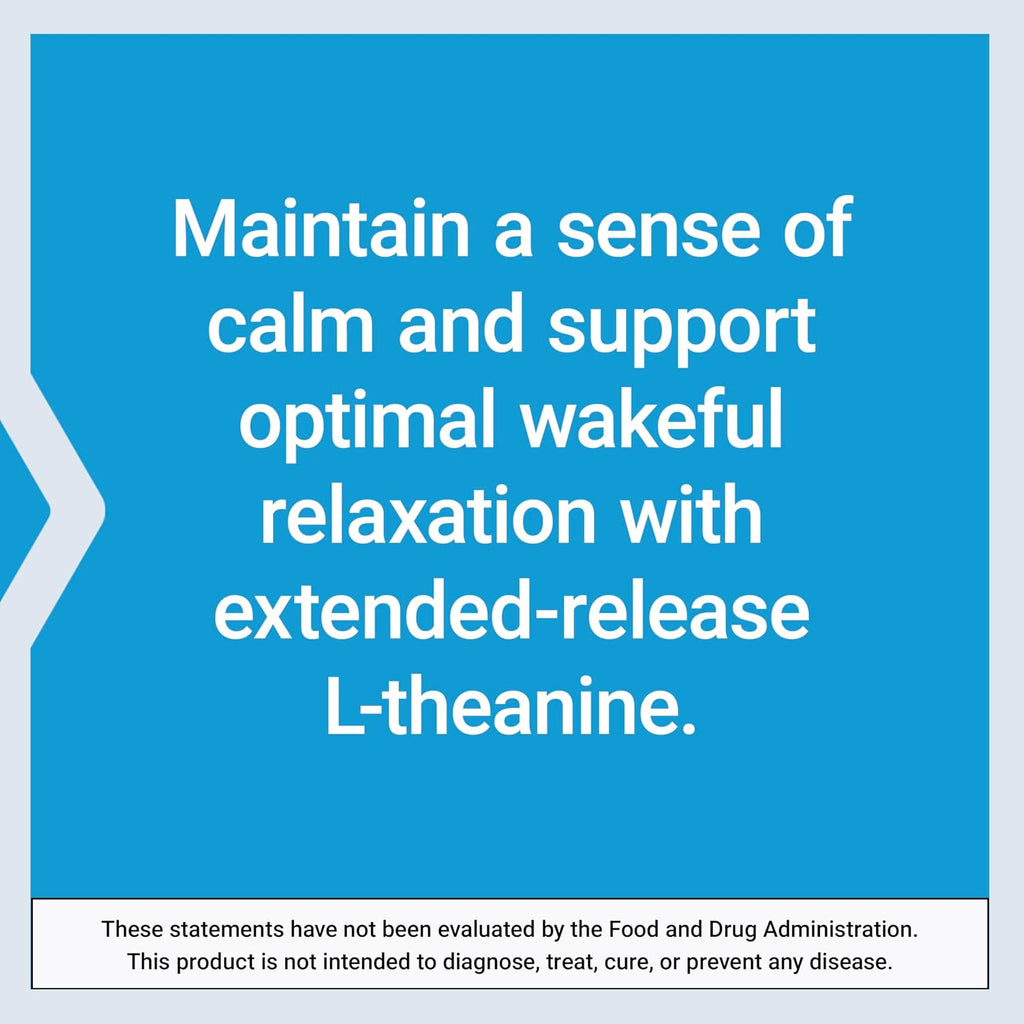 Life Extension Theanine XR – L-Teanina, 30 Comprimidos