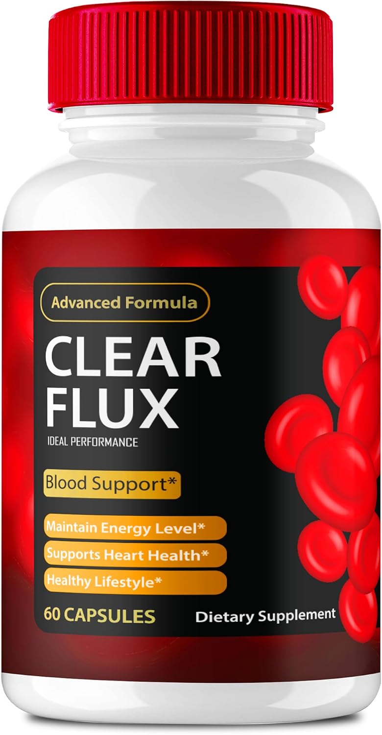 Clear Flux Complemento, Fórmula Oficial, 60 Cápsulas