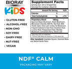 BIORAY Kids NDF Calm, Vainilla - 118 ml - Complemento para niños con clorella