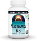 Source Naturals Niacinamide B-3, Vitamina B-3 Vegana, 1500 mg - 100 Comprimidos