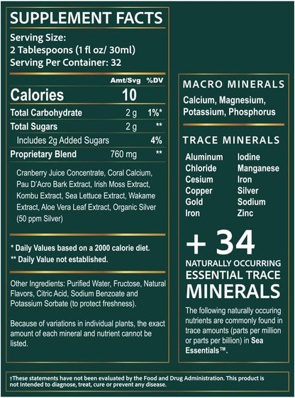 Wellgenix Sea Essentials Minerales Traza Líquidos, 2-Pack, 946 ml cada uno – Image 9