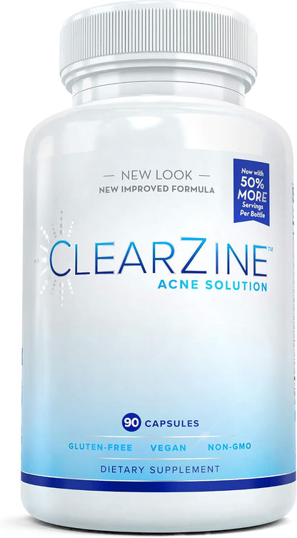 ClearZine Pastillas para el Acné para – Ácido pantoténico (vitamina B5): contribuye al metabolismo energético – Image 1