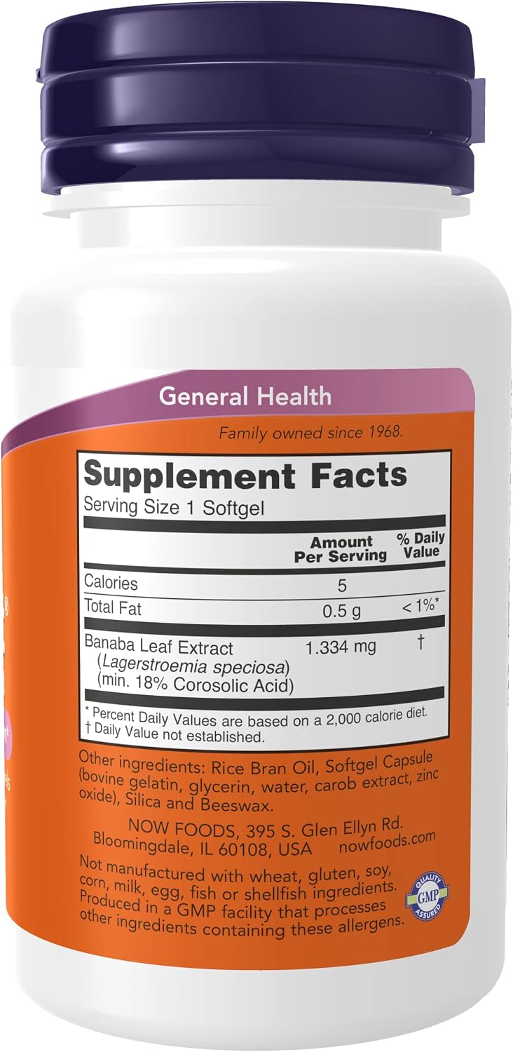 NOW Foods GlucoFit, 60 Sgels (Pack of 3)